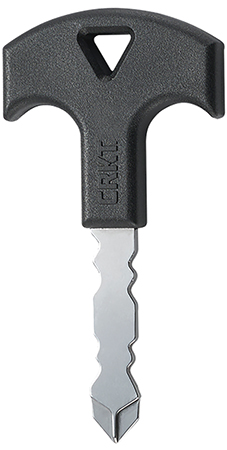 CRKT 9705 Williams Defense Key Matte Black 3CR13 Steel Includes Phillips Screwdriver