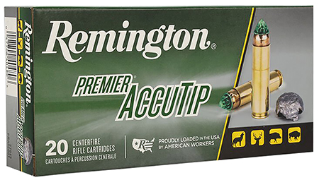Remington Ammunition 27943 Premier Accutip 450Bushmaster 260gr AccuTip 20 Per Box/10 Case