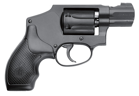 Smith  &  Wesson 103351 Model 351 Classic 22 WMR 7 Shot 1.88" Black Stainless Steel Barrel, Black Aluminum Cylinder  &  J-Frame, Internal  Hammer, XS Sights White Dot Front Sight