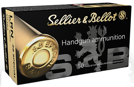 Sellier  &  Bellot SB38A Handgun  38Special 158gr Lead Round Nose 50 Per Box/20 Case