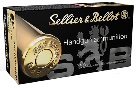 Sellier  &  Bellot SB357B Handgun  357Mag 158gr Soft Point 50 Per Box/20 Case