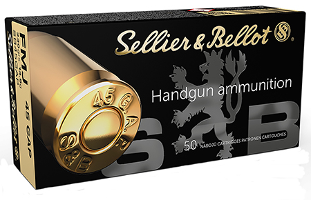 Sellier  &  Bellot SB45GAP Handgun  45GAP 230gr Full Metal Jacket 50 Per Box/20 Case