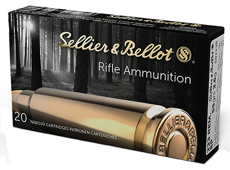 Sellier  &  Bellot SB223B Rifle  223Rem 55gr Soft Point 20 Per Box/50 Case