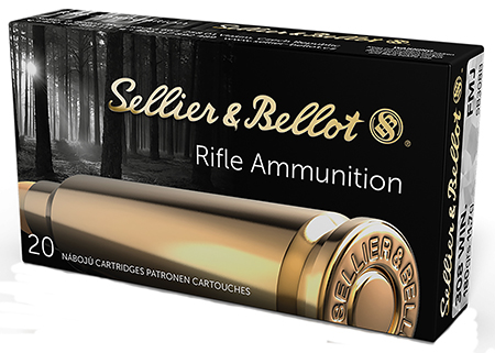 Sellier  &  Bellot SB308B Rifle  308Win 180gr Full Metal Jacket 20 Per Box/25 Case