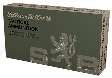 Sellier  &  Bellot SB76254RA Rifle  7.62x54mmR 180gr Full Metal Jacket 20 Per Box/20 Case