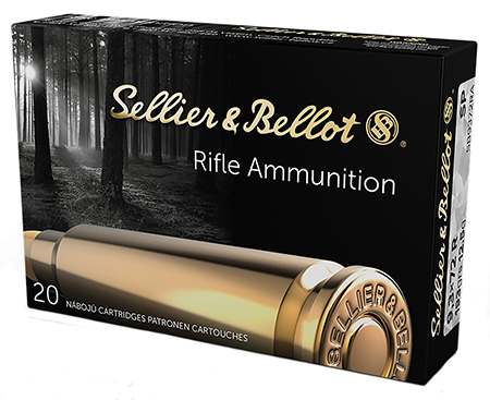 Sellier  &  Bellot SB9372RA Rifle  9.3mmx72R 193gr Soft Point 20 Per Box/20 Case