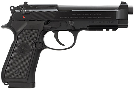 Beretta USA J9A4F10 96A1  40 S&W 4.90" Barrel 12+1, Black Bruniton Alloy Frame, Serrated Steel Slide  &  Polymer Grip