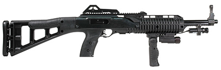 Hi-Point 995FGFLLAZTS 995TS Carbine 9mm Luger 16.50" 10+1 Black All Weather Molded Stock W/Forward Folding Grip, Weapon-Mounted Flashlight and Laser
