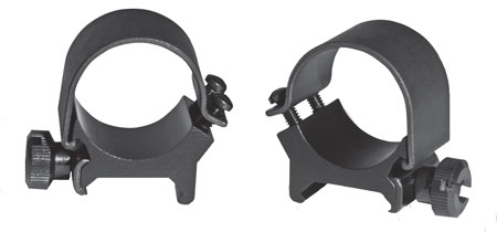 Weaver Mounts 49120 Detachable Top Mount Rings  Matte Black 30mm High