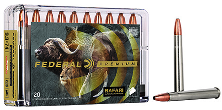Federal P9374SA Premium Safari Cape-Shok 9.3mmx74R 286gr Swift A Frame 20 Per Box/10 Case