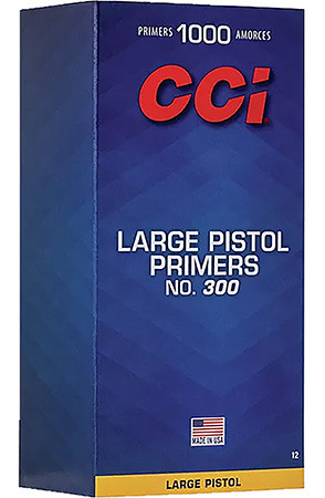 CCI 0012 Standard Pistol No. 300 Large Pistol Multi Caliber Handgun 1000/Box