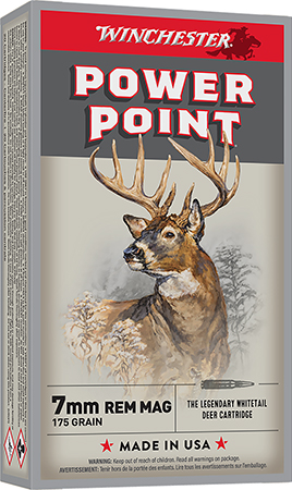 [020892200135] Winchester Ammo X7MMR2 Super X  7mmRemMag 175gr Power Point 20 Per Box/10 Case