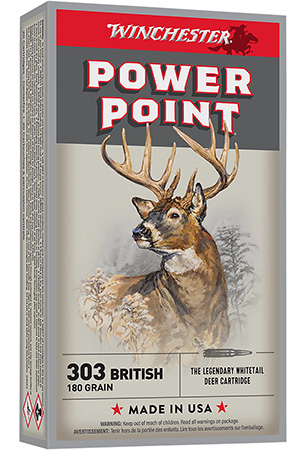 [020892200371] Winchester Ammo X303B1 Power-Point  303British 180gr 20 Per Box/10 Case