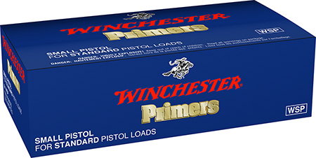 [020892300064] Winchester Ammo WSP Primers #1-1/2 - 108 Small Regular Handgun 1000 Per Box/5 Case