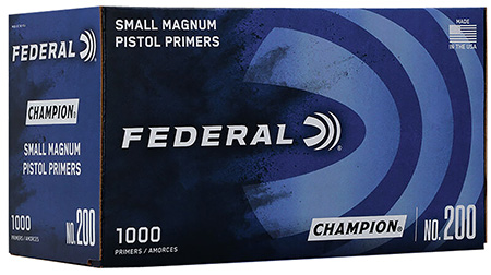 [029465156244] Federal 200 Champion Small Pistol Multi Caliber Handgun 1000 Per Box/5 Case