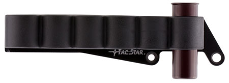[751103012116] TacStar 1081211 SideSaddle Slimline Remington 870/1100/1187 12 Gauge 6rds Black Polymer w/Aluminum Mounting Plate