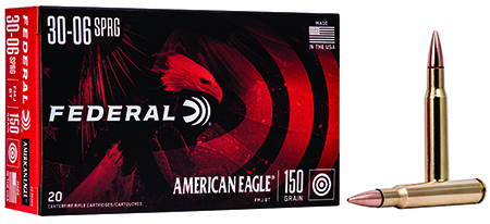 [029465085322] Federal AE3006N American Eagle Rifle 30-06Springfield 150gr Full Metal Jacket Boat Tail 20 Per Box/25 Case