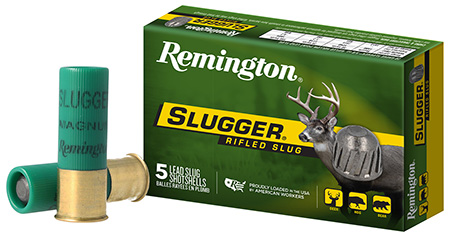 [047700029702] Remington Ammunition 20270 Slugger  12 Gauge 3" 1 oz Rifled Slug Shot 5 Per Box/ 50 Cs