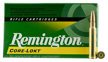 [047700066608] Remington Ammunition 22191 Core-Lokt  338WinMag 250gr Core-Lokt Pointed Soft Point 20 Per Box/10 Case