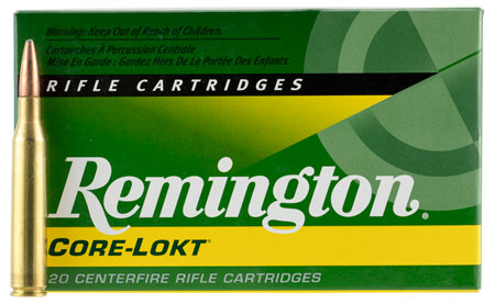 [047700052205] Remington Ammunition 21515 Core-Lokt  25-06Rem 120gr Core-Lokt Pointed Soft Point 20 Per Box/10 Case
