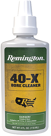 [047700183978] Remington Accessories 18397 40-X Bore Cleaner Removes Carbon/Lead/Plastic Fouling/Powder 4 oz Squeeze Bottle