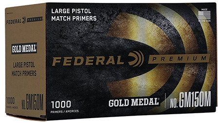 [029465156909] Federal GM150M Gold Medal Premium Multi Caliber Handgun 1000 Per Box/5 Case