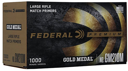 [029465156947] Federal GM210M Gold Medal Premium Multi Caliber 1000 Per Box/5 Case