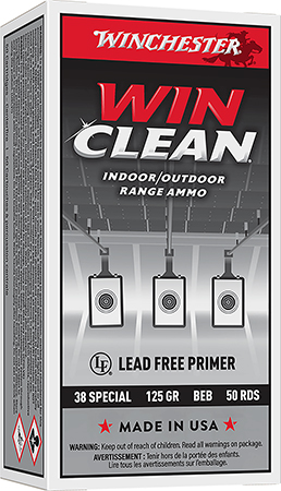 [020892211629] Winchester Ammo WC381 Super X  38Special 125gr Winclean Brass Enclosed Base 50 Per Box/10 Case