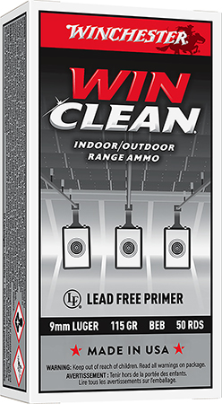 [020892211605] Winchester Ammo WC91 Super X  9mmLuger 115gr Winclean Brass Enclosed Base 50 Per Box/10 Case