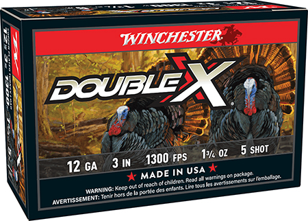 [020892011212] Winchester Ammo STH1235 Double X High Velocity Turkey 12Gauge 3" 1 3/4oz 5Shot 10 Per Box/10 Case