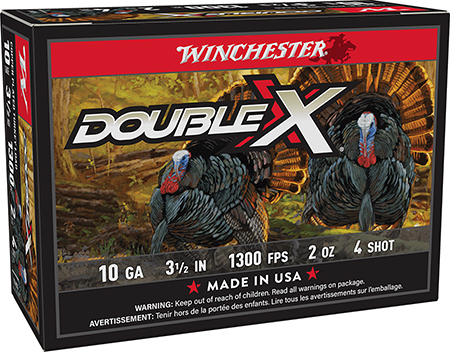 [020892013674] Winchester Ammo STH104 Double X High Velocity Turkey 10Gauge 3.50" 2oz 4Shot 10 Per Box/10 Case