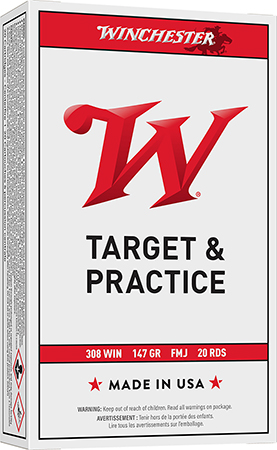 [020892212633] Winchester Ammo USA3081 USA  308Win 147gr Full Metal Jacket 20 Per Box/10 Case