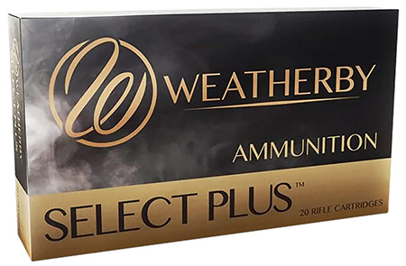 [747115010103] Weatherby H22455SP Select Plus  224WthbyMag 55gr Spire Point 20 Per Box/10 Case
