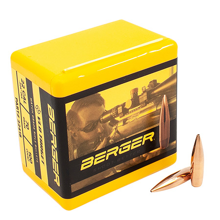 [679459224185] Berger Bullets 22418 VLD Target Long Range 22Cal 70gr 100/Box
