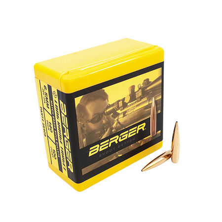 [679459264099] Berger Bullets 26409 Target Match Grade 6.5Creedmoor 140gr Tangent Long Range Boat Tail 100/Box