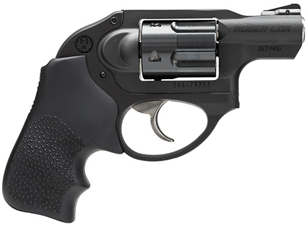 [736676054503] Ruger 5450 LCR  Small Frame 357 Mag 5rd 1.87" Matte Black Steel Barrel, Black PVD Cylinder, Matte Black Stainless Steel Frame, Hogue Tamer Monogrip Grip, Concealed Hammer