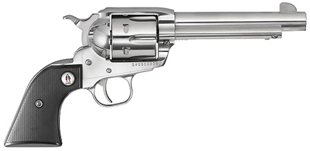 [736676051342] Ruger 5134 Vaquero SASS 45 Colt (Long Colt) 6rd 5.50" High Gloss Steel Barrel, Cylinder  &  Frame, Black Checkered Polymer Grip, Transfer Bar Safety, Montado Hammer (2 of 2)