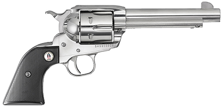 [736676051342] Ruger 5134 Vaquero SASS 45 Colt (Long Colt) 6rd 5.50" High Gloss Steel Barrel, Cylinder  &  Frame, Black Checkered Polymer Grip, Transfer Bar Safety, Montado Hammer (2 of 2)