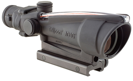 [719307302938] Trijicon 100153 ACOG  Black Hardcoat Anodized 3.5x35mm Illuminated Red Horseshoe .223/5.56 BDC Reticle