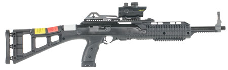 [752334401120] Hi-Point 4095TSRD 4095TS Carbine 40 S&W Caliber with 17.50" Barrel, 10+1 Capacity, Black Metal Finish, Black All Weather Molded Stock  &  Black Polymer Grip Right Hand Includes Red Dot