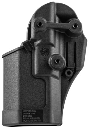 [648018127328] Blackhawk 410512BKR Serpa CQC  OWB Size 12 Matte Black Polymer Belt Loop/Paddle Fits Ruger P95 Right Hand
