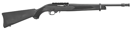 [736676012619] Ruger 1261 10/22 Tactical Full Size 22 LR 10+1 16.10" Satin Black Threaded Barrel, Receiver w/Scope Rail, Black Synthetic Fixed Stock, Right Hand