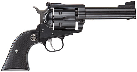[736676004058] Ruger 0405 Blackhawk  41 Rem Mag 6rd 4.63" Blued Alloy Steel Barrel  &  Frame, Black Checkered Rubber Grip, Transfer Bar Safety, Exposed Hammer