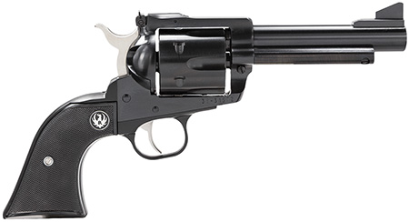 [736676004454] Ruger 0445 Blackhawk  45 Colt (Long Colt) 6 Shot 4.63" Blued Alloy Steel Barrel  &  Frame, Black Checkered Rubber Grip, Transfer Bar Safety, Exposed Hammer