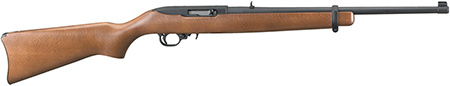 [736676011032] Ruger 1103 10/22 Carbine Full Size 22 LR 10+1 18.50" Satin Black Alloy Steel Barrel, Satin Black Aluminum Receiver, Fixed Hardwood Stock, Right Hand
