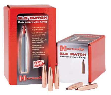 [090255263312] Hornady 26331 ELD Match  6.5mm .264 140 gr Extremely Low Drag Match 100 Per Box/ 15 Case