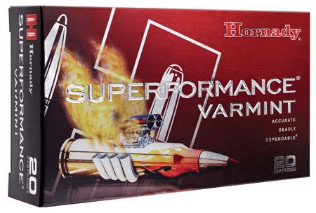 [090255383164] Hornady 8316 Superformance Varmint  222Rem 50gr Hornady V Max 20 Per Box/10 Case