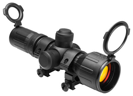 [814108010638] NcStar SEECR3942R Tactical Compact 3-9x42mm Red/Green Illuminated P4 Sniper Reticle 30mm Tube One Piece Aluminum Body w/Rubber Outer Coating