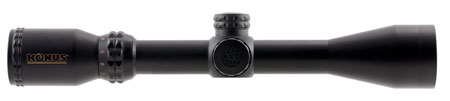 [698156072769] Konus 7276 KonusPro 550 Matte Black 3-9x40mm 1" Tube Dual Illuminated (Blue/Red) Engraved Ballistic 550/Dot Reticle