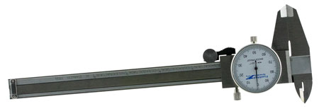 [661120440642] Frankford Arsenal 516503 Dial Caliper  Silver Multi-Caliber Stainless Steel